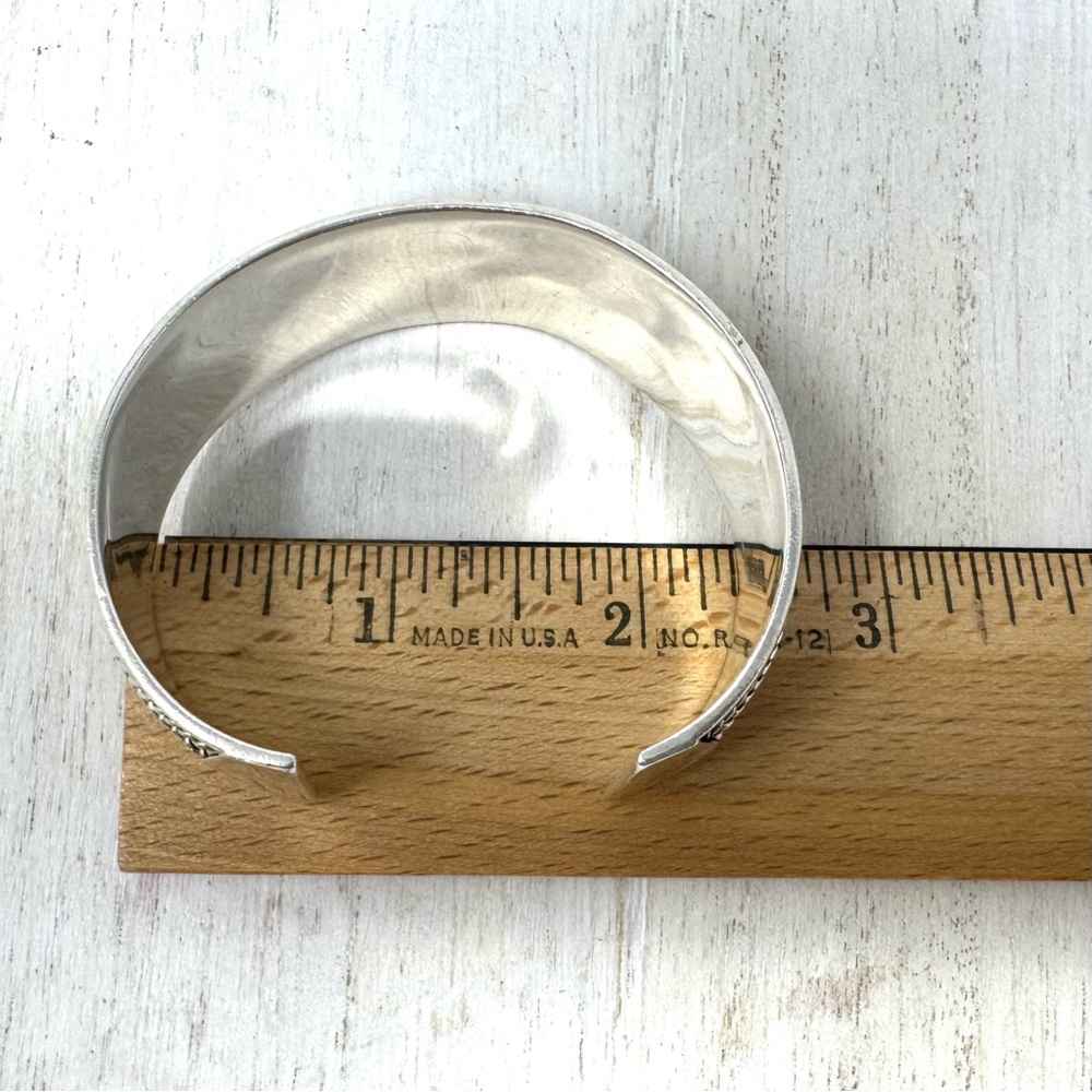 Sterling silver cuff bracelet, 36.2, NWOT - Picture 8 of 13